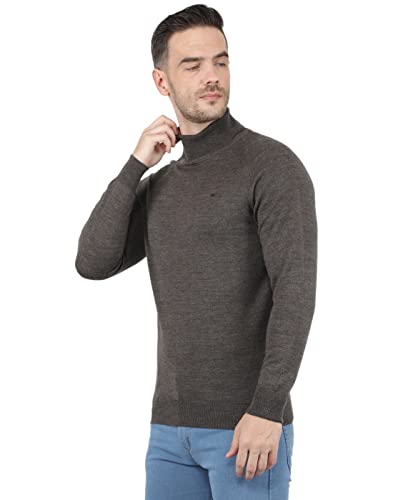 Image of Monte Carlo Men Wool High Neck Pullover Sweater