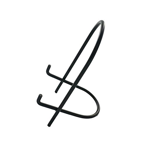 Tall Black Iron Display Stand Easel Holder Stand Holds Cook Books, Plates, Pictures & More! Large