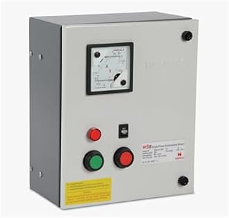 Havells Heavy Duty Metal Single Phase 1.5HP/IHADOAK1FA Submersible Pump Controller Motor Starter Ideal for Home and Office Motor (Multicolor)