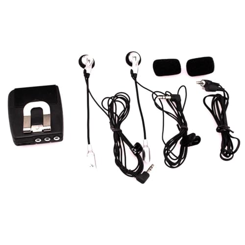 Kit de intercomunicador de motocicleta con soporte de sonido completo y accesorios de clip 4