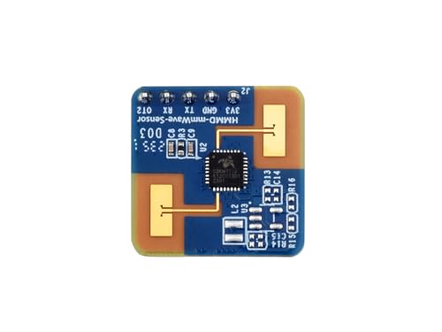 Waveshare Human Micro-Motion Detection MmWave Sensor, 24GHz MmWave Radar, Based On S3KM1110, Adopts Frequency Modulated Continuous Wave (FMCW) Technology, Compact Size and Easy Integration