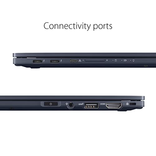 Image of ASUS ExpertBook B5 Thin & Light Flip Business Laptop, 14 inch FHD, Intel Core i7-1195G7, 1TB SSD, 32GB RAM, All Day Battery, Enterprise-Grade Video Conference, NumberPad, Win 11 Pro, B5402FEA-XS77T