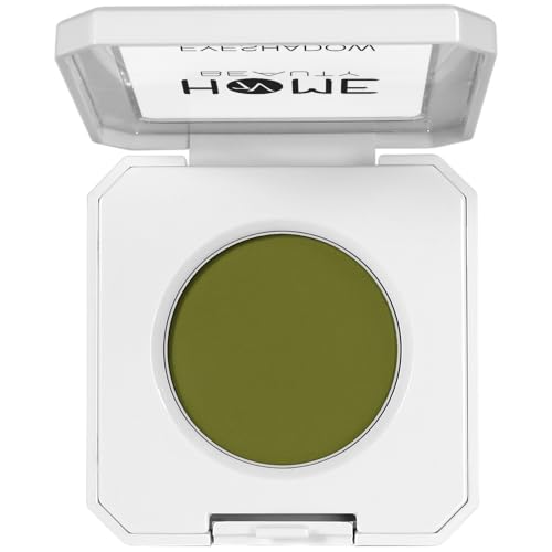 7V HOME BEAUTY Single Green Eyeshadow, High Pigment Long Lasting White Case Matte Single Eyeshadow