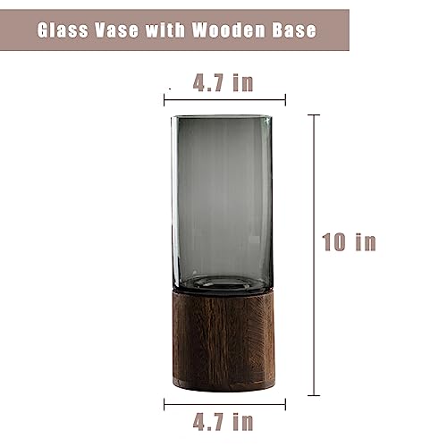 Valemoon Artistic Wood Glass Vase thumb #1