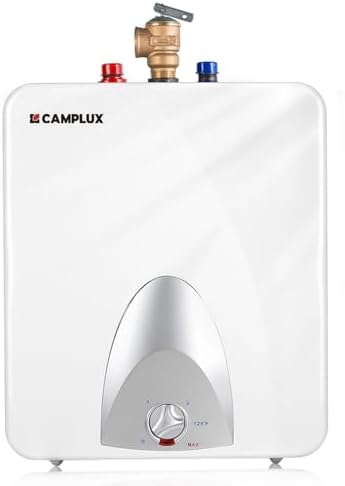 Camplux 6 Gallon Electric Water Heater - 120V Under Sink Mini Tank For Bathroom, RV, Office 10 thumbnail image