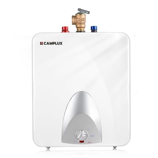 CAMPLUX Electric Hot Water Heater 6 Gallons, 120-Volt Corded 1440W Point of Use Mini-Tank Electric Water Heater, Wall or Floor Mounted, UL Listed ME60