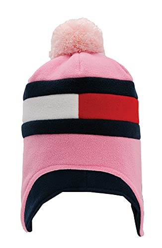 Tommy Hilfiger Girls' Cuffed Hat with Pom Pom