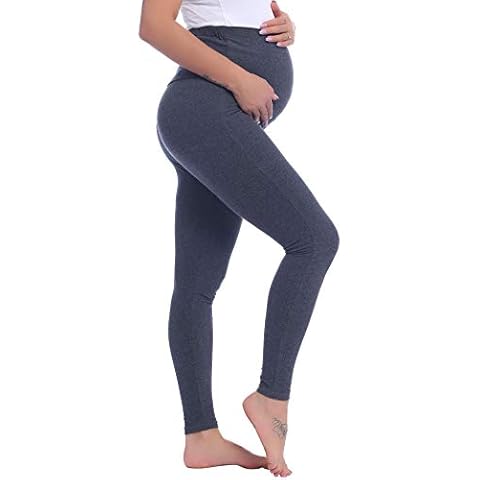 Amorbella Active Yoga Maternity Leggings with Belly Support Cover
