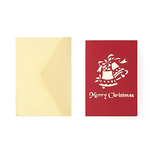 Sethexy 3D Cartoline natalizie Apparire Campane di...