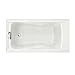 American Standard 2425VC-LHO.020 Evolution 5-Feet by 32-Inch Left-Hand Outlet Whirlpool Bath Tub with EverClean, Hydro Massage System I and Integral Apron, White
