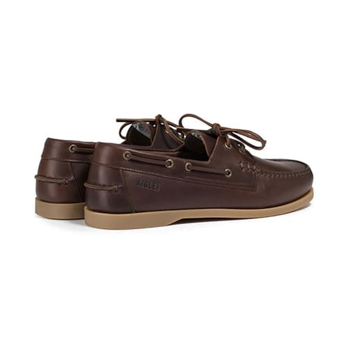 Chaussure bateau Homme Aigle New Nubil LTR en cuir véritable chic