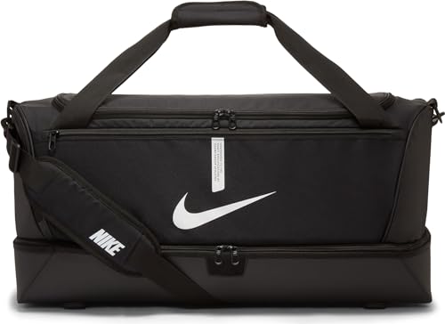 Nike Sac de Sport Rigide Soccer, Noir/Noir/Blanc, Taille Grande