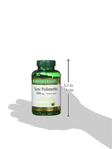 nature39s bounty saw palmetto 450 mg capsules 250 ea