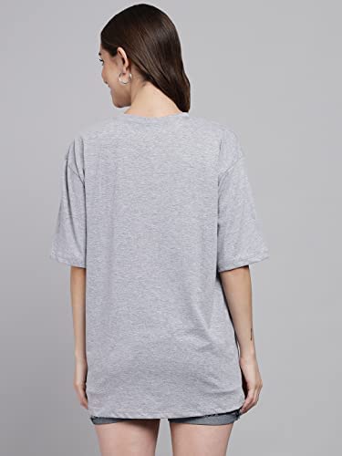 Image of FUNDAY FASHION Women Cotton Half Sleeve Oversized T-Shirt (Pack of 2)