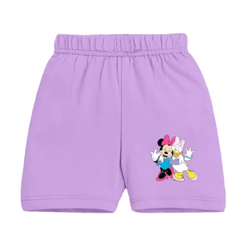 Image of Kuchipoo Disney Girls Regular Fit Cotton Shorts - Pack of 5