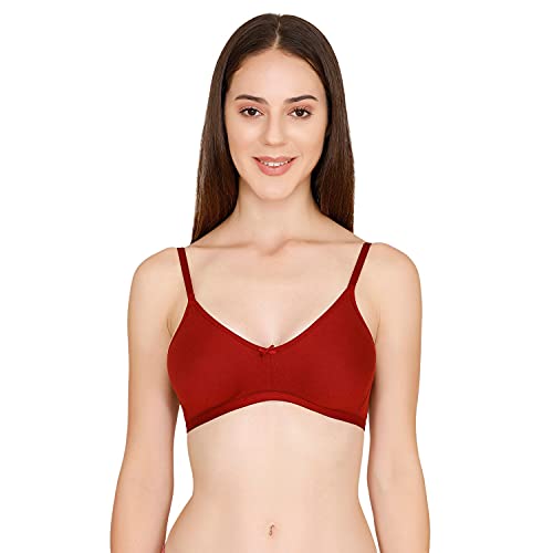 Image of Zivame Everyday Double Layered Non Wired 3 /4th Coverage T-Shirt Bra - Georgia Peach