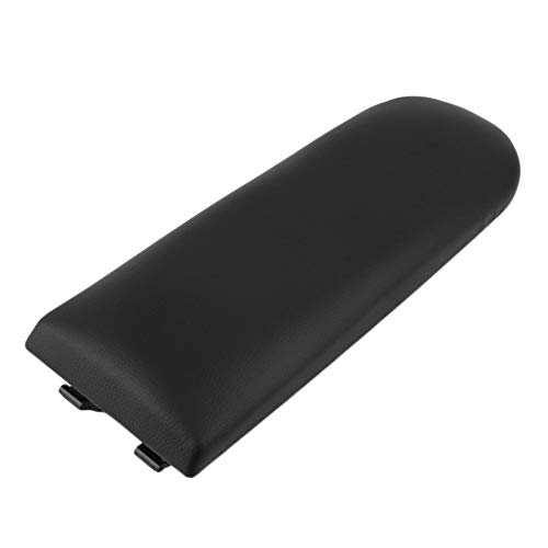 GSRECY - Bracciolo centrale in pelle per bracciolo console centrale con coperchio e chiusura a labbro, adatto per modelli Golf Jetta Beetle MK4 1999-2004, colore: Nero