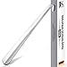 JK Trade® Das Original | 42cm STABILER Edelstahl Schuhlöffel Lang | Schuhanzieher Edelstahl Lang zum Stehen | Schnell & Rückenschonend | optimierte Länge & Breite | Shoe Horn Business Aufhängbar