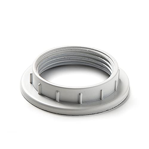 FAMATEL - Arandela portalámparas roscado | Baquelita | Bombillas E-27 | Blanco