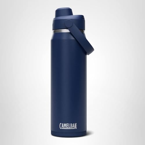 CamelBak Thrive Chug Insulated Stainless Steel Water Bottle, Cold Retention with High Flow Lid for Everyday Hydration and Active Use, 40oz, Navy