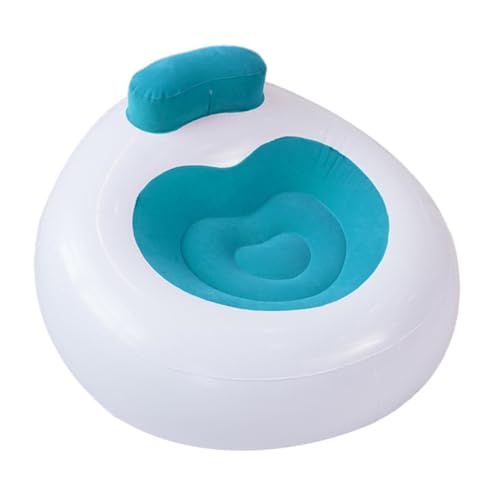 DOITOOL Sofá Inflable Exterior de PVC Cómodo Respaldo, Plegable y Resistente para Oficina o Parque, Asiento Inflable Portátil y Preventivo contra Reventones
