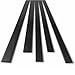 Petabo Carbon Fiber Rods, 4pcs Set, 0.8mm-3mm Height, 500mm Width, Industrial Grade