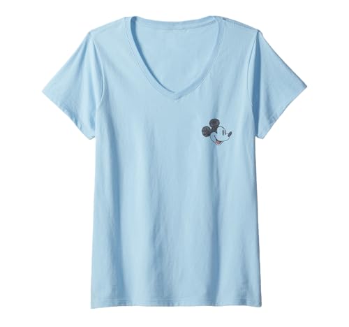 T-shirt Mickey et ses amis pour femme avec impression avant et arrière