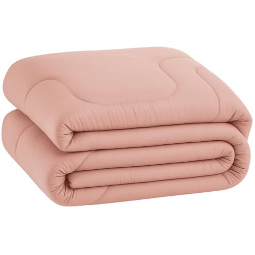 Edredom Dupla Face Liso Micropercal 400 Fios - Super Macio - Alta Durabilidade (Rose, King)