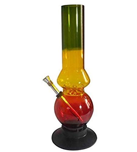 karya siddhi traders Acrylic Ice Bong 8 Inches - Multicolor