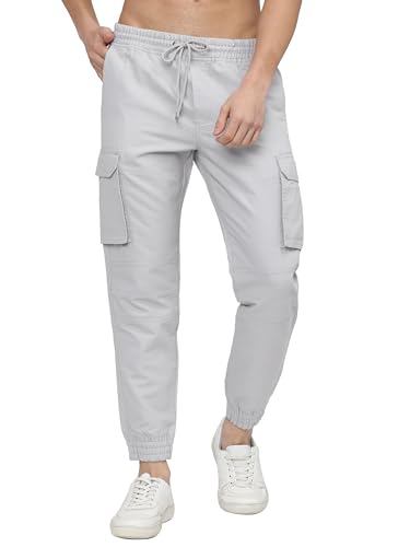 Image of Ketch Men Mid Rise Regular Fit Jogger Trouser
