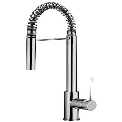  4517100 Monocomando lavello monoforo con molla e doccetta Pepe FRATELLI FRATTINI