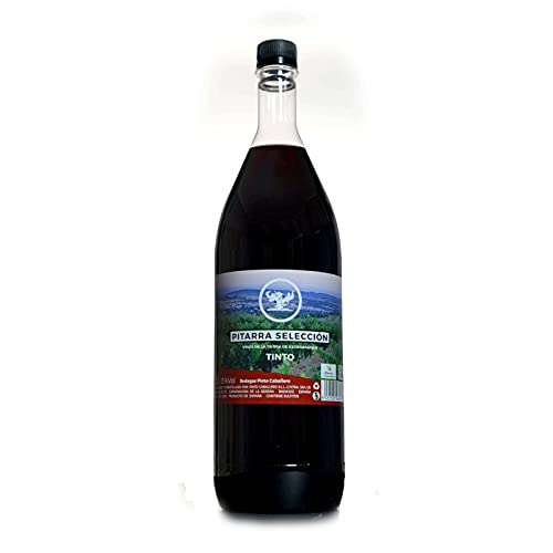 vino Pitarra Tradicional de Extremadura | Tinto 1.5 L | Formato Plástico.