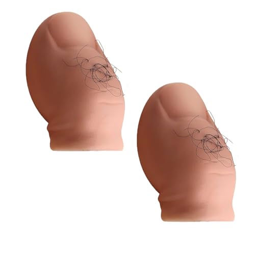 MUNSKT Funny Big Toe Shoe Charm with Hairy, DIY Mini 3D Stereoscopic Toe Shoe Charm for Accessories for Adults Kids Party Birthday Gifts