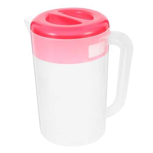 POPETPOP Botella De Agua Fría Enfriado Jarra Nevera Jarra De Agua Para Acampar Bebiendo Jarra De Agua Con Tapa Delgada Frío Jarras De Nevera Con Tapa Delgadas Delgado El Plastico Rojo
