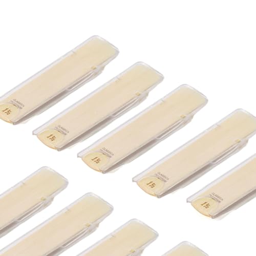 Club Bollywood® 10x Clarinet Reeds Woodwind Instrument Traditional Clarinet Reeds for Player Hardness 1.5|Musical Instruments & Gear | Wind & Woodwind |Reeds|10 Clarinet Reeds - Image 7 thumbnail