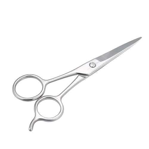 VALICLUD Tijeras Para Barba Tijeras De Acero Inoxidable Tijeras De Peluquería Accesorio Para El Cuidado De La Barba Tijeras Para Cejas Plateadas