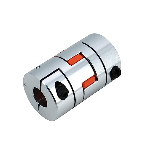 Rigid Coupling,Stainless Steel Rigid Coupling 1pcs D14L22 Coupler CNC Aluminium Plum Flexible Shaft Coupling Stepper Motor Connector(5x6.35)