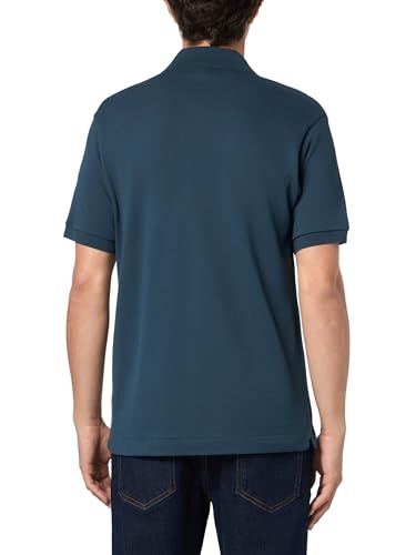 Image of Lacoste Men's Classic Fit L.12.12 Original Pique Polo Shirt, Dark Navy Blue, Medium