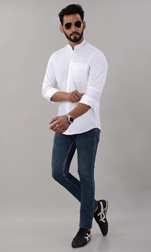 Image of Men's Regular Fit Reversible Checkered Shirt