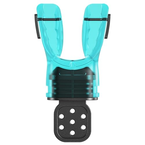 SABRE COVE Moldable Scuba Diving Mouthpiece, TPE Snorkel Mouthpiece Regulator Replacement, Fits Scuba Equipment Standard Regulators Scuba Diving Accessories, Shapable Customized Mouthpiece Bite-Aqua