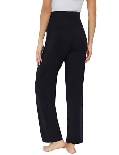 Joyaria Maternity Pants Loose Sweatpants Over Belly Soft Stretchy Pregnancy Pajamas Lounge Pants Wide Leg Casual Bottoms3