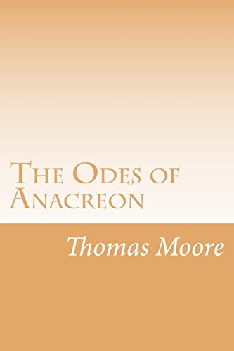 The Odes of Anacreon 1517148812 Book Cover