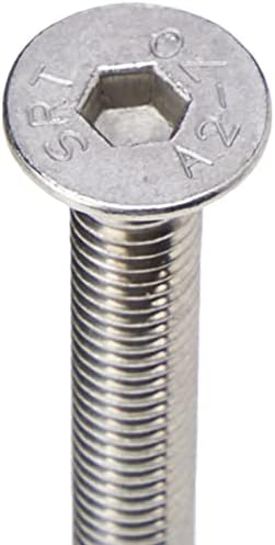 A2 Stainless Steel Socket Countersunk Screw Allen Key Bolts M8 8mm x 100mm (Pack of 10)