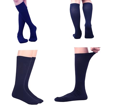 Image of Women Cotton Crew Socks Soft Comfortable Thin And Breathable on Top Durable Double Layer Cushioned Reinforced Sole.