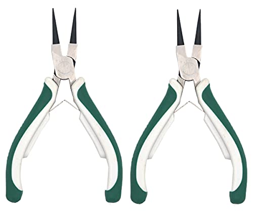 Small Snap Ring Pliers Set, 5 Inch Internal C-Clip Pliers Straight Jaw For Ring Remover Retaining, 2 Pack #TOP20