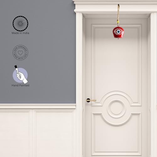 Image of JASMEY HOMES Designer Evil Eye Bell - Red
