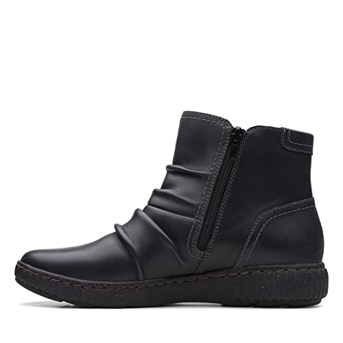 Clarks Carolineorchid Damen-Stiefel, Farbe: Dunkelbraun, Größe:, Schwarzes Leder, 6 UK – Ansicht 3