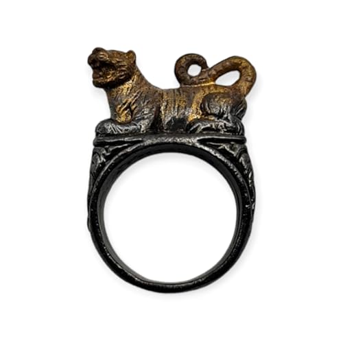 Thai amulet ring Sur Non Kin 1st edition Phra Aj Prasoot Wealth Protection size 57