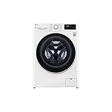 LG F4WV312S0E Machine à laver à chargement frontal 12 kg, 1400 tr/min, intelligence artificielle AI DD, vapeur désinfectante, moteur inverter direct, diagnostic intelligent, 60 x 85 x 61,5 cm - Blanc