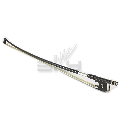 SKY 14-16.5" Viola Bow Satin Patterned Carbon Fiber Round Silver Wrap Cupronickel Parts with Double Eye Fully-Line Abalone